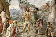 GHIRLANDAIO, Domenico, Detail of Baptism of Christ